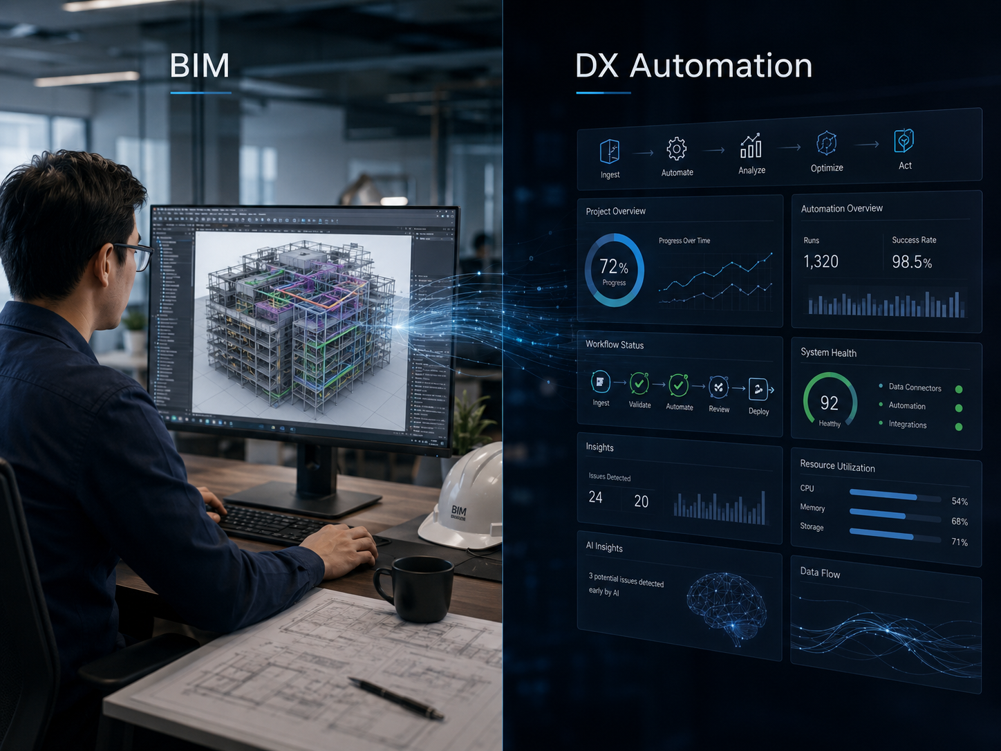 ワークステーションのBIM・DX体制