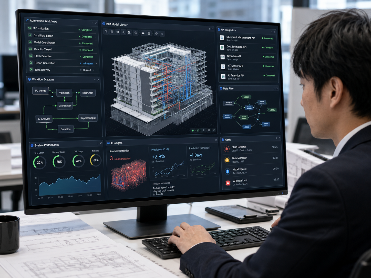 BIM・DX自動化ダッシュボード